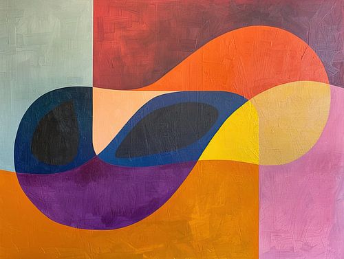 Œuvre d'art minimaliste abstraite