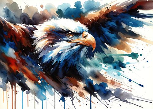 Zwevende majesteit van de adelaar