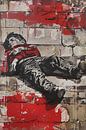 Oorlog Banksy stijl van Imperial Art House thumbnail
