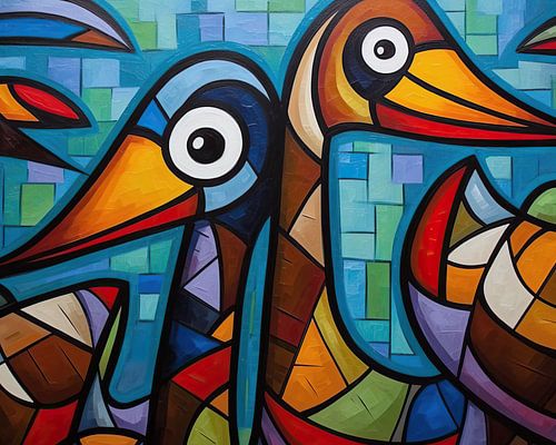 Fröhlicher Schnabeltanz