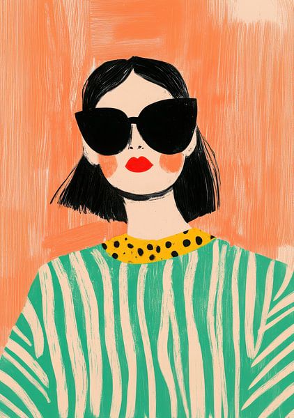 Chic &amp;amp ; Bold : portrait stylisé avec lunettes de soleil par Niklas Maximilian