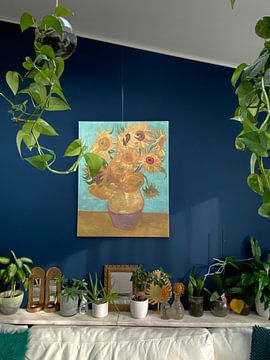 Klantfoto: Vincent van Gogh. Zonnebloemen