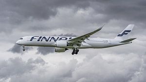 Finnair Airbus A350-900 Passagierflugzeug.