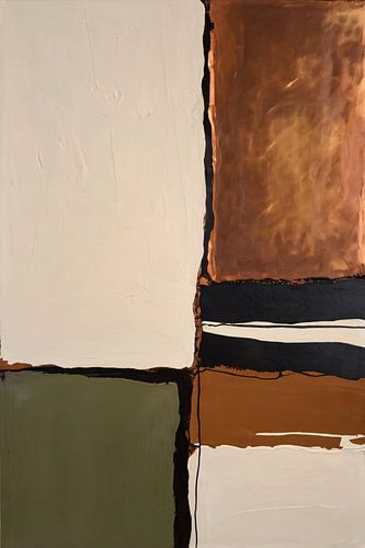 Abstract geometrisch kleurenontwerp