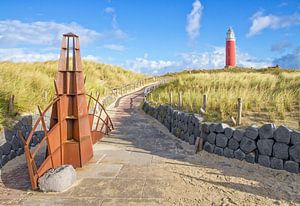 Leuchtturm von Texel. von Justin Sinner Pictures ( Fotograaf op Texel)