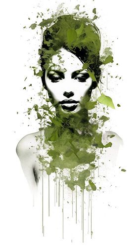 Expression verte élégante