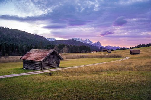 Alpine Sunset Landscape