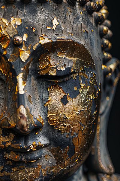 L'illumination en or - Bouddha zen par Poster Art Shop