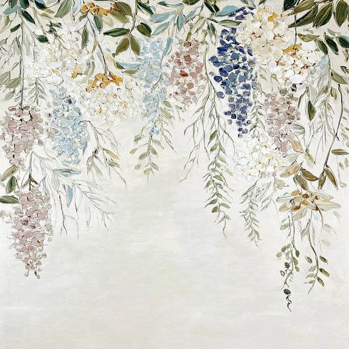 Onder de lommerrijke bloementrossen