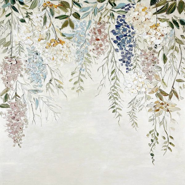 Zwischen den blattreichen Blütentrauben von Color Square