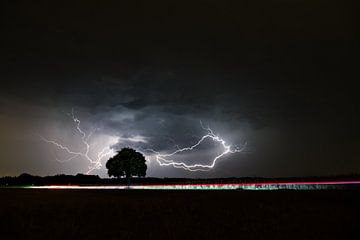 Gewitter über der Veluwe von Kelvin Middelink