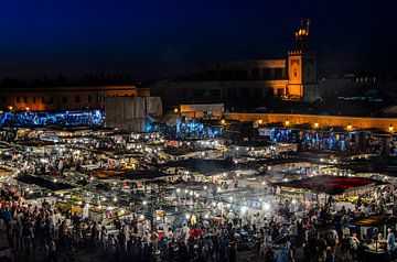 Djemaa el Fna in Marrakech by Dieter Walther