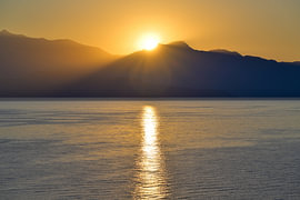Gouden zonsopgang in Griekenland van Tomherkules