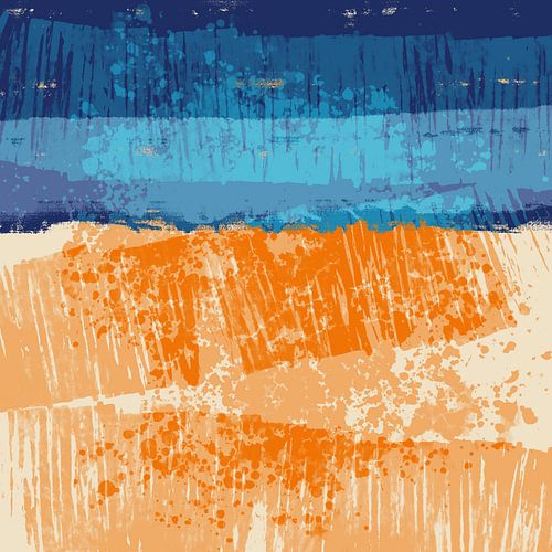 Dreamland's Pastel Impressions. Modern abstract landschap