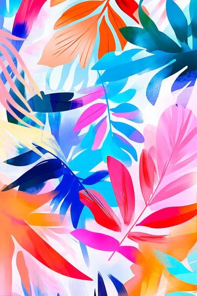 Colourful leaves - living diversity by Poster Art Shop