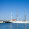 Windjammer Gorch Fock im Stralsunder Hafen von Torsten Krüger