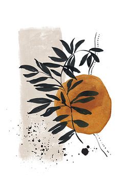 Abstract Wabi-sabi Art