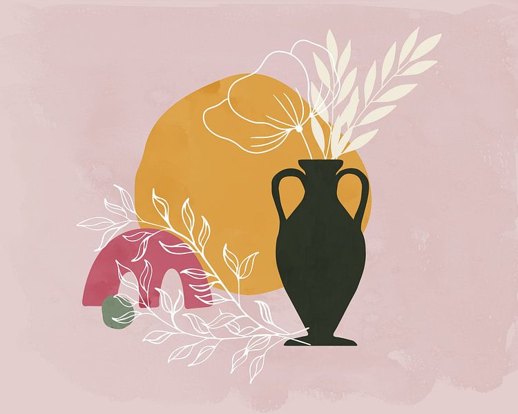 Flower in an amphora by Tanja Udelhofen