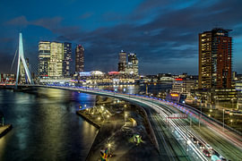 Rotterdam bei Nacht von Hans Vos Fotografie