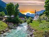 Landschapsgezicht van Ramsau in Berchtesgadener Land van Animaflora PicsStock thumbnail