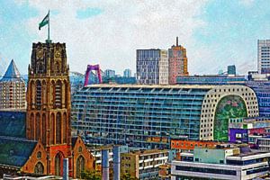 Deux monuments de Rotterdam