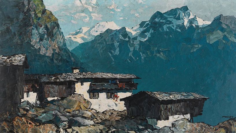 Ferme de montagne, Oskar Mulley par Des maîtres magistraux
