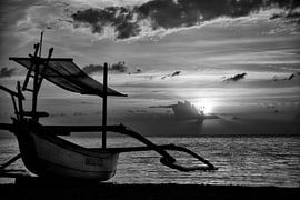 zonsondergang indonesie sur Jan Pel