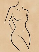 Lignes éthérées - Corps sensuel