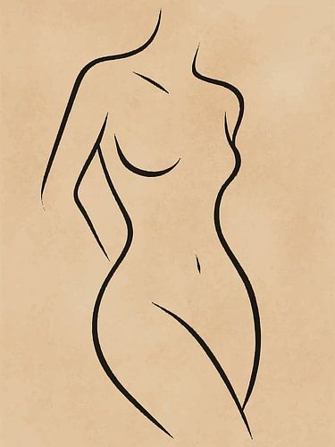 Lignes éthérées - Corps sensuel