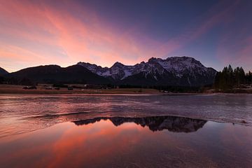 Ochtendsfeer op de Karwendel van Christina Bauer Photos