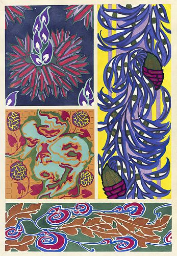 Émile-Allain Séguy - Floréal; neue Designs & Farben