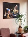 Photo de nos clients: la fille à la perle - La laitière - Johannes Vermeer sur Lia Morcus