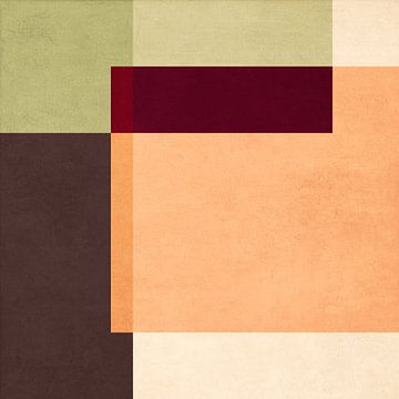 Vierkante vormen nr. 1 van Adriano Oliveira