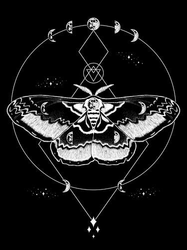 Luna Moth Grafikvorlage