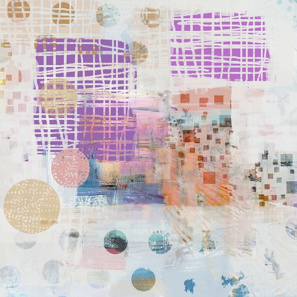 abstract accents 44 circles and squares by Claudia Gründler
