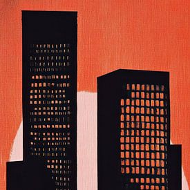 Rotterdam at Dusk van Franka Poulain