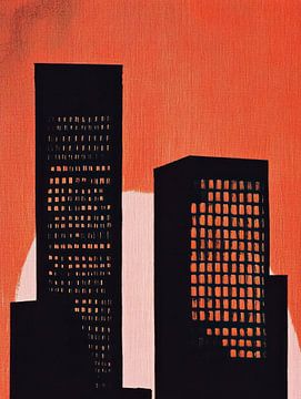 Rotterdam at Dusk van Franka Poulain