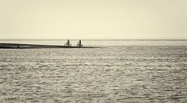 Cyclists by the Sea by Ellen Driesse