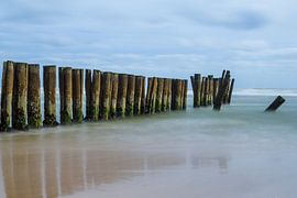 Seawall in the North Sea by Mark Scheper