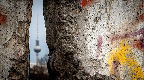 Berlin Die Mauer und der Alexanderplatz