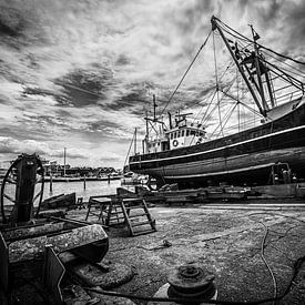 Cutter Shipyard Urk by Martien Hoogebeen Fotografie