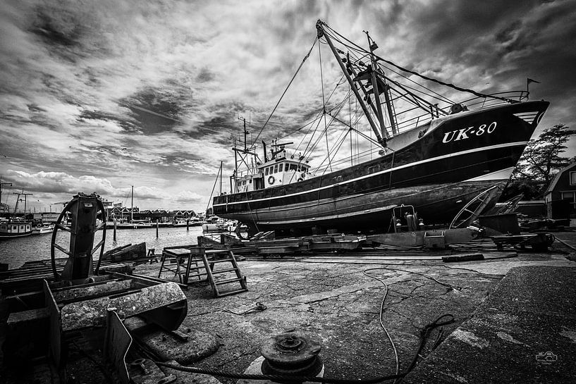 Chantier naval Cutter Urk par Martien Hoogebeen Fotografie