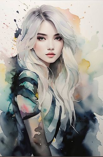 Woman, beautiful and blonde