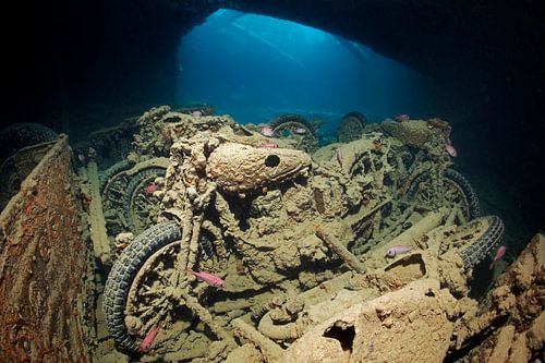Northon 16 H Motorad, Schiffswrack, SS Thistlegorm