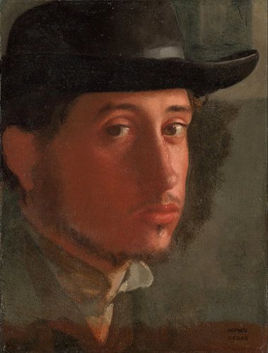 Zelfportret, Edgar Degas