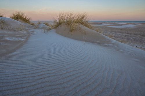 Besneeuwde Zeeuwse duintoppen