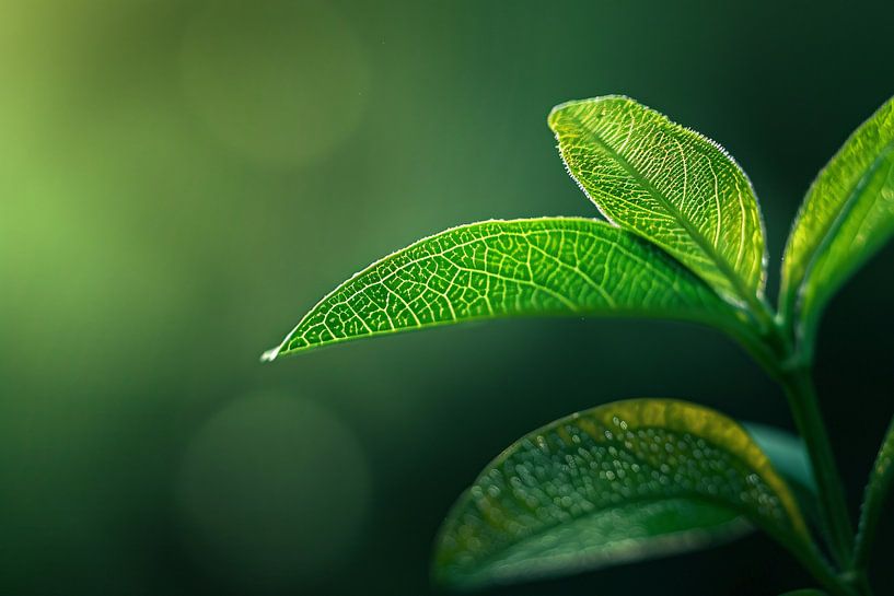 Detail of leaf in natural sunlight by Imperial Art House