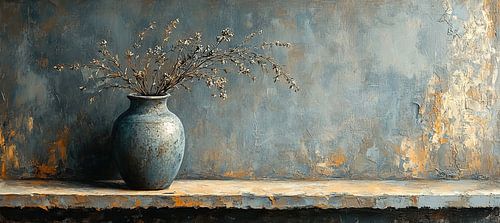 Nature morte abstraite de fleurs | Silence in Bloom