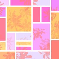 Geometrie en zachte bloemen