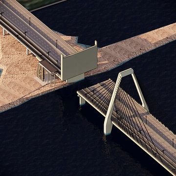 Brücke Merwede von Pat Carbin